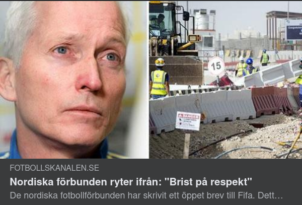 Arbetsförhållanden & Fotboll I Qatar