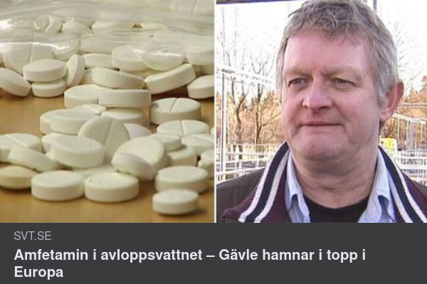 Gävle I Topp På Europeisk Amfetaminlista
