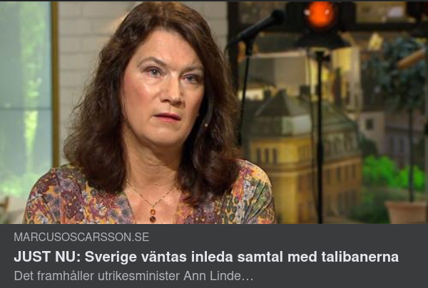 Svenska Talibansamtal Förväntade