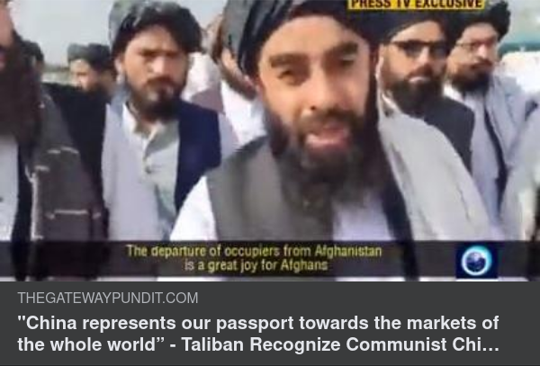 Talibaner, Kina & Ett Fåtal Svenskar