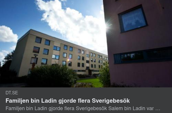 Familjen bin Ladens Sverigebesök