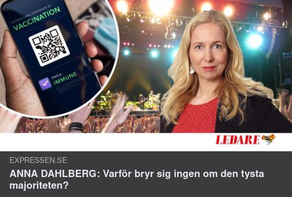 Expressen-Anna Ogillar Minoritetslagstiftning