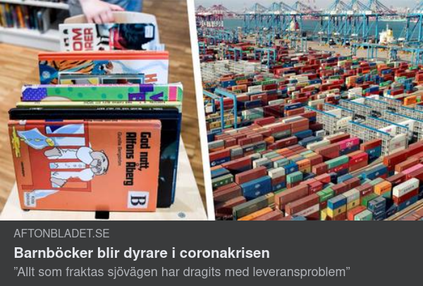 Barnboksfördyrande Transportproblem