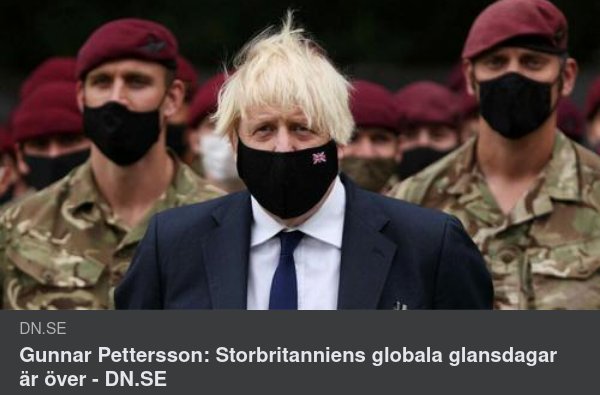 Förminskat Storbritannien