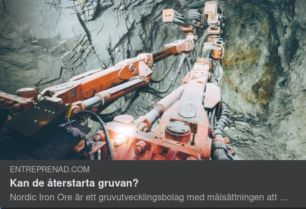 Gamla Gruvor Blir Som Nya?..