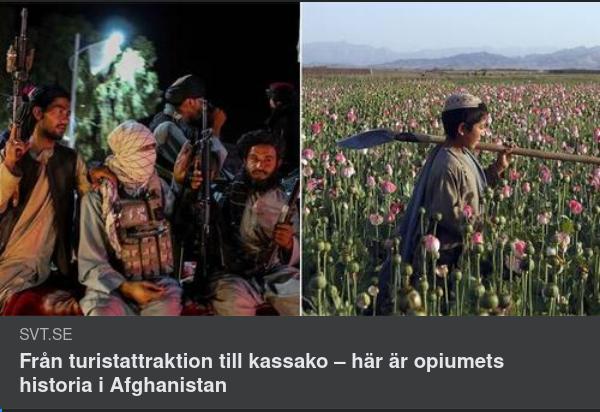 Afghansk Opiumhistoria I SVT