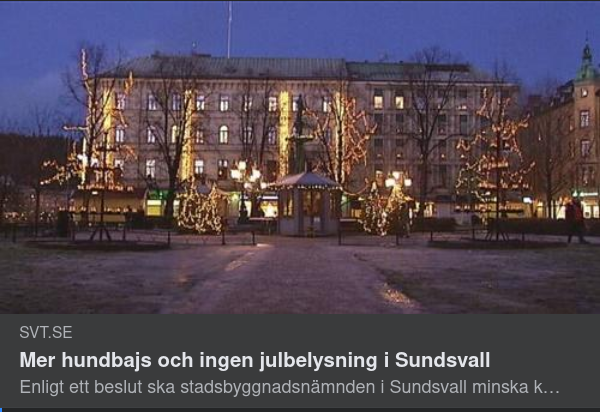 Mörkt & Hundbajsigt I Sundsvall