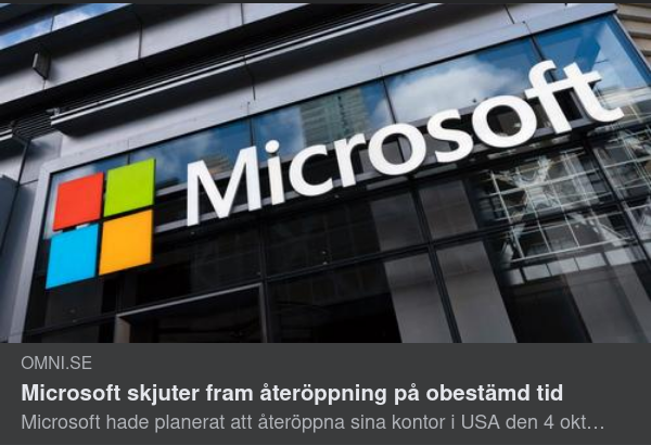 Microsoft Öppnar Inte Åter