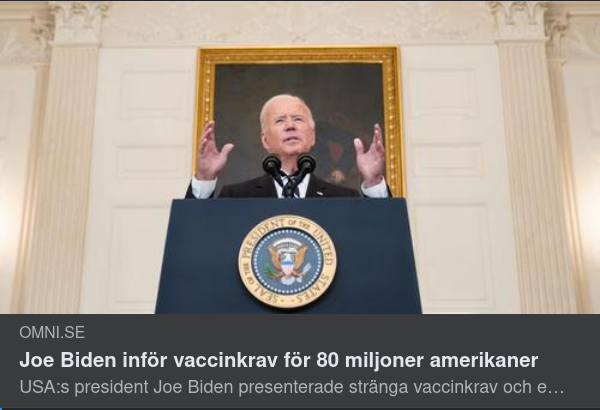 Vaccinkrav Från Biden