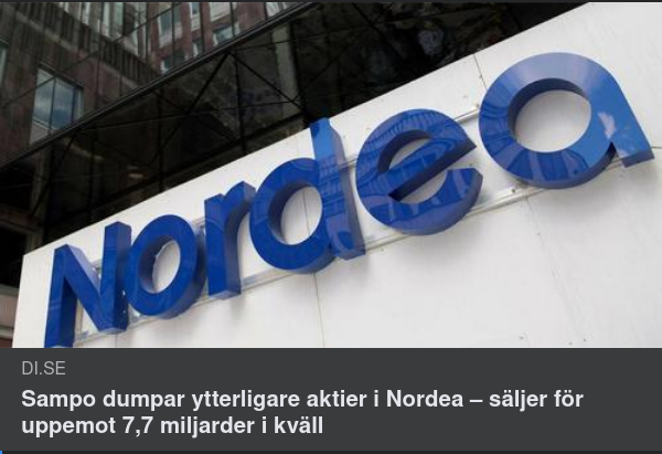 Sampo Säljer Nordea