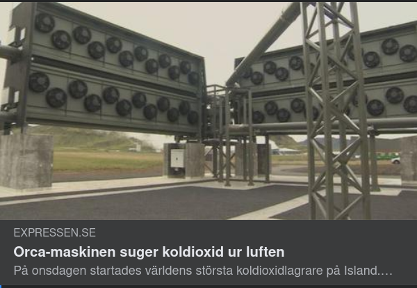 Koldioxidsugning På Island