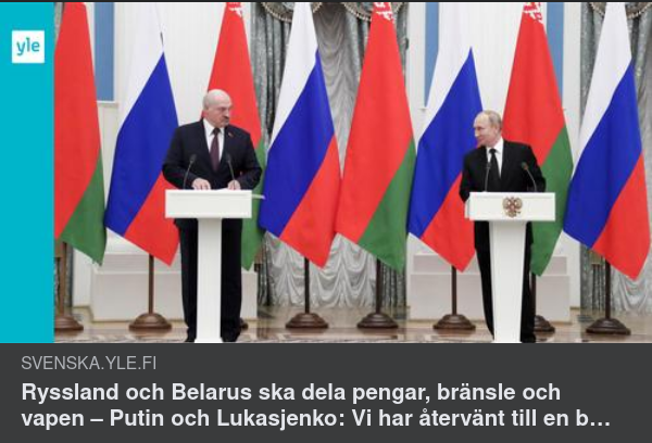 Delat Mellan Ryssland & Belarus