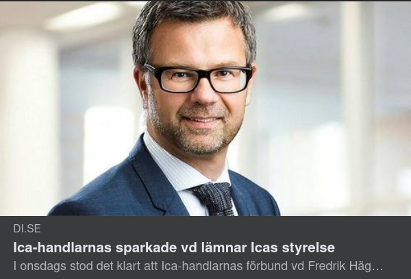 ICA-Handlarnas VD Får Sparken