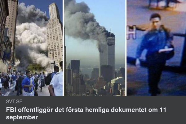 9-11 Dokument Offentliggjort