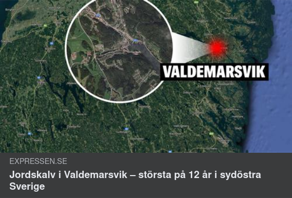 Slumpigt Svenskt Jordskalv