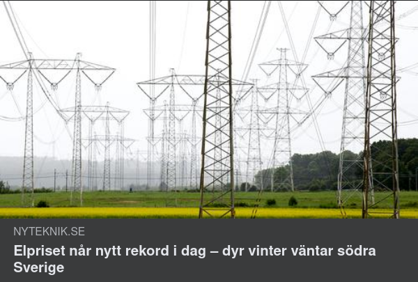 Elektrisk Dyrvinter Väntad I Söder