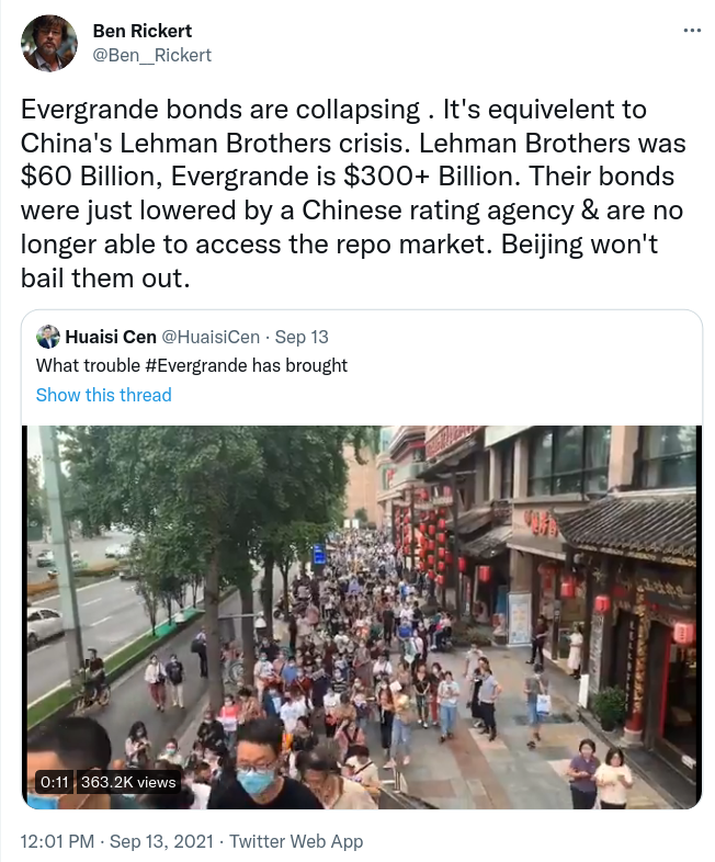 Evergrandes Obligationer Kollapsar