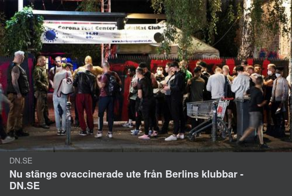 Vaccinkrav Hos Berlinklubbar