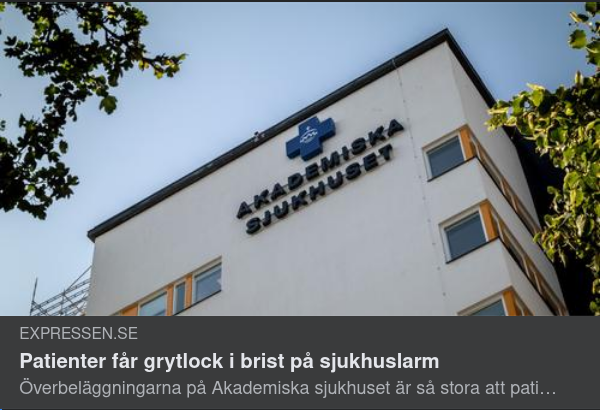 Grytlockslarmad Sjukvård