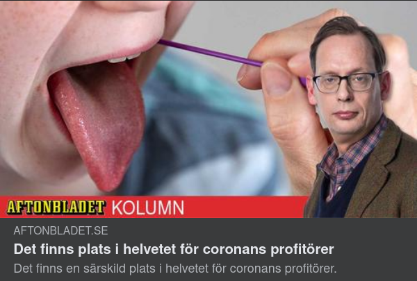 Helvetsplats För Coronaprofitörer