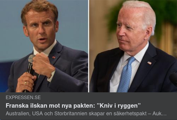 AUKUS, Kina & Frankrike