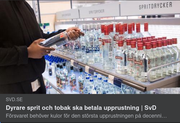 Alkohol, Snus & Tobak Eller Ett Meningslöst Politiskt Försvar