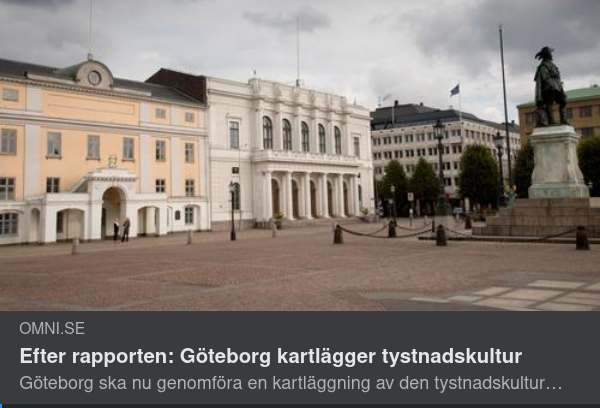Göteborgsk Tystnadskulturskartläggning