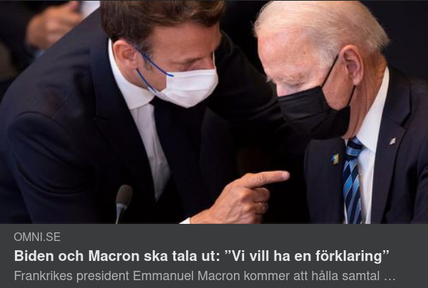 Macron & Biden Ska Samtala