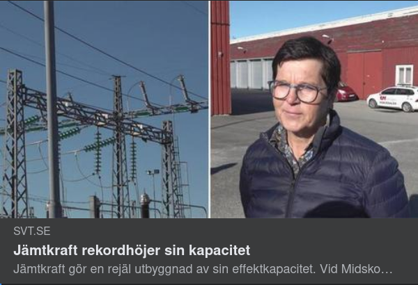 Järnkraft Rekordhöjer Effektkapacitet