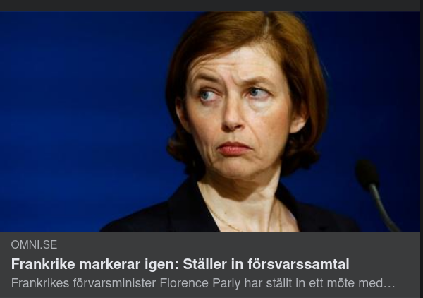 Frankrike Ställer In Försvarssamtal