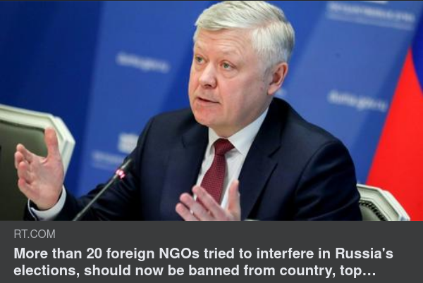 Utländska NGO:s & Det Ryska Valet