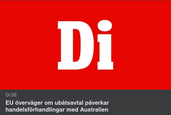 EU, Frankrike & Australien