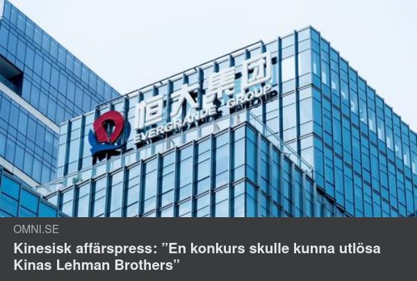 Konkurskonsekvens Av Evergrande
