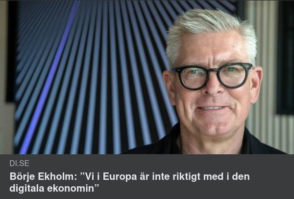 Börje, Den Digitala Ekonomin & Vi I Europa