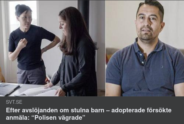 Adoptionsanmälningsmottagningsvägrande Polis