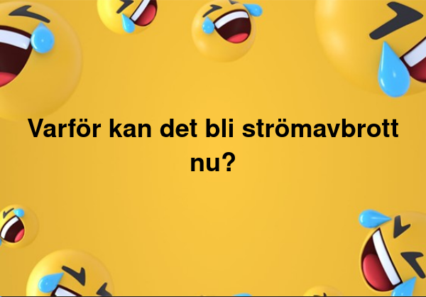 Strömavbrottsanledning?..