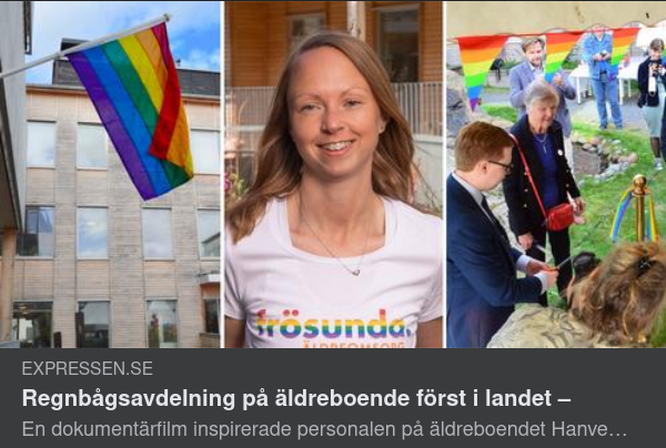 Från Arne Trankell Till Äldreboenderegnbågsavdelning