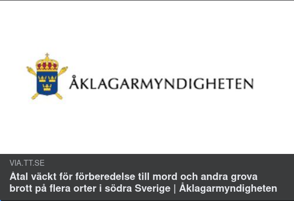 Åtal Mot 15 För Grova Brott