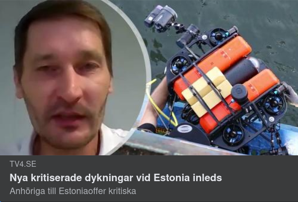 Kritik Mot Nya Estoniadykningar