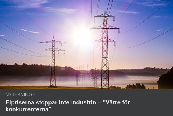 Industriellt Elpris