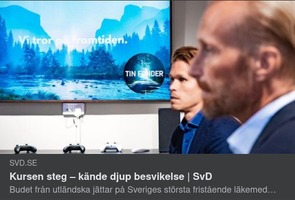 Särläkemedel, Sobi & Investor