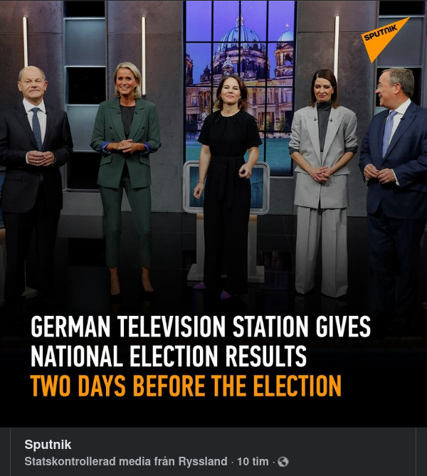 Två Dagar Tidigt Tyskt Valresultat