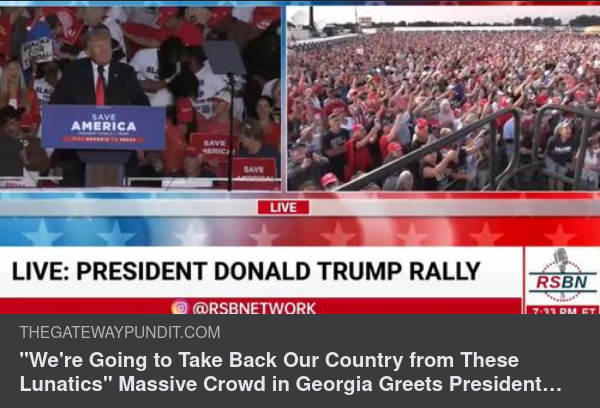 Entusiastiskt Trumpmöte