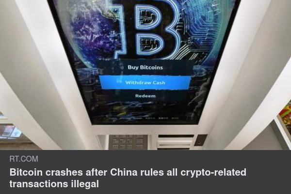 Kina Kraschar Bitcoin