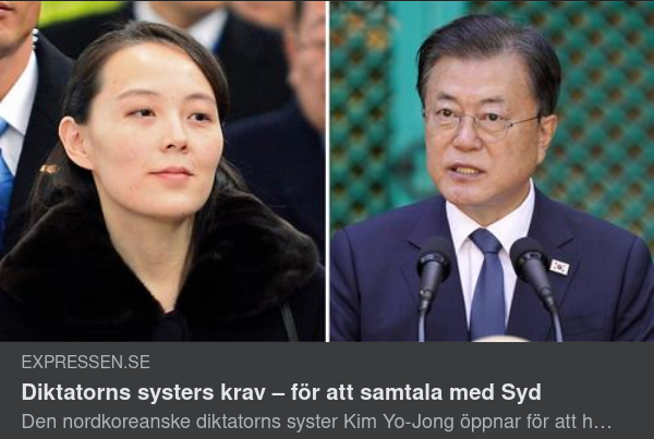 Tjänstemannaavrättande Kim Yo-Jong