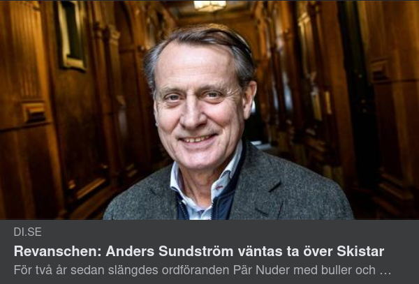 Förväntat Skistar-Övertagande