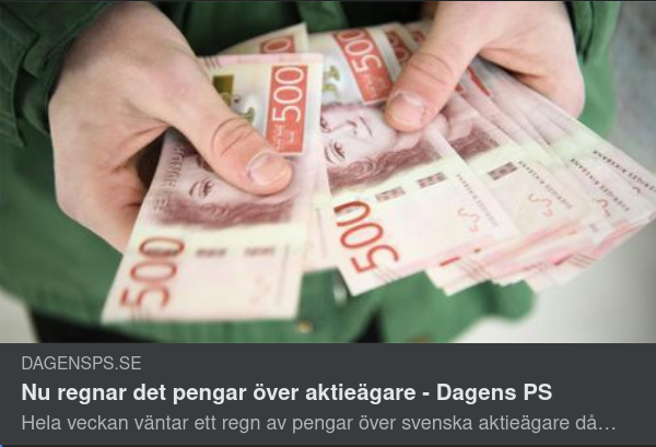 Utdelning Före Fall