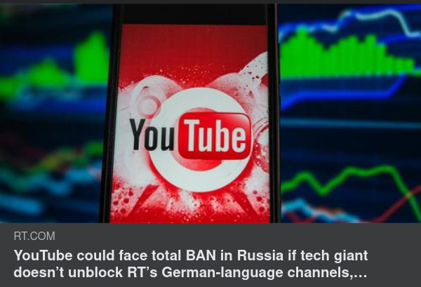 Youtube & Ryssland