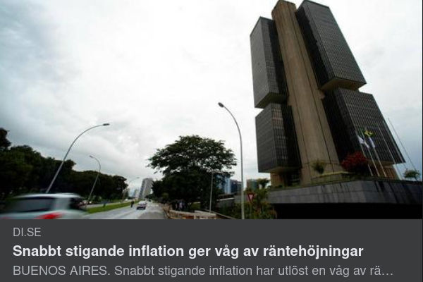 Räntehöjande Investorländer