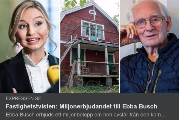 Miljonbeloppserbjudande Till Ebba